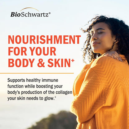 BioSchwartz Vitamin C Complex - 1000mg Capsules with Rose Hips, Zinc & Citrus Bioflavonoids, 120 Capsules