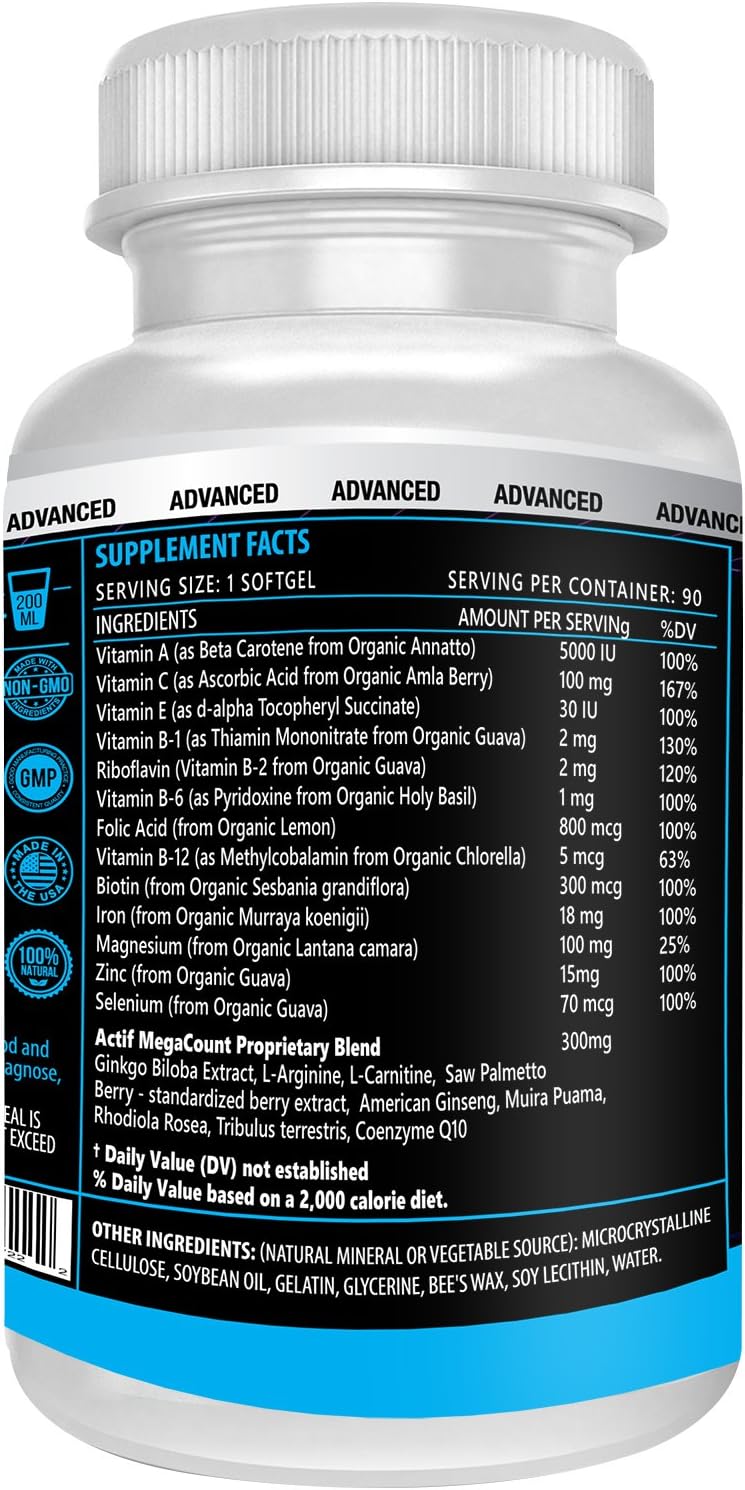 ACTIF MegaCount for Men - Fertility Support Supplement - görsel 2