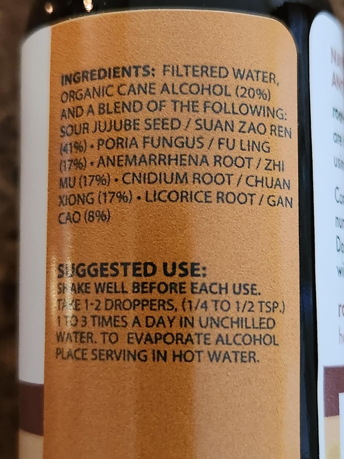 Zizyphus Decoction – Suan Zao Tang – Herbal Tincture (Liquid Extract) with Dropper – Traditional Chinese Herb Blend, 30 ml - görsel 8