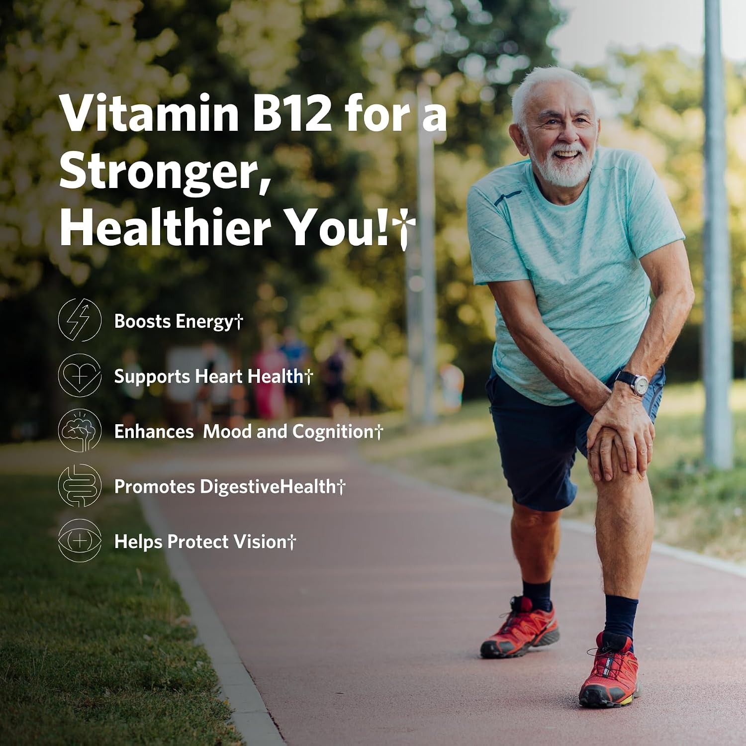 Cooper Complete Vitamin B12 1000 mcg, Methylcobalamin, 100 Capsules - görsel 5