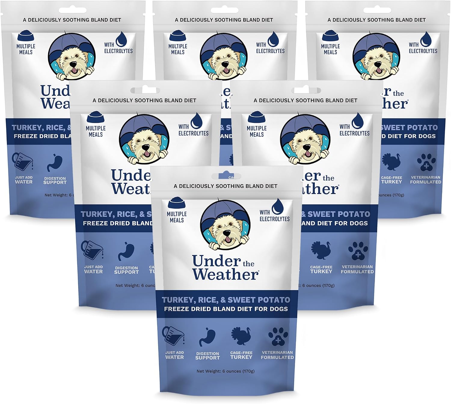 Under the Weather Bland Diet for Dogs - 6 Pack (Multi-flavour, 6 oz each) - görsel 7