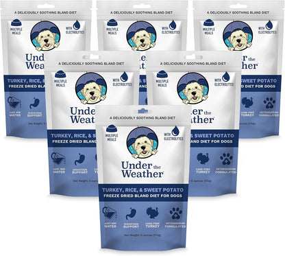Under the Weather Bland Diet for Dogs - 6 Pack (Multi-flavour, 6 oz each)