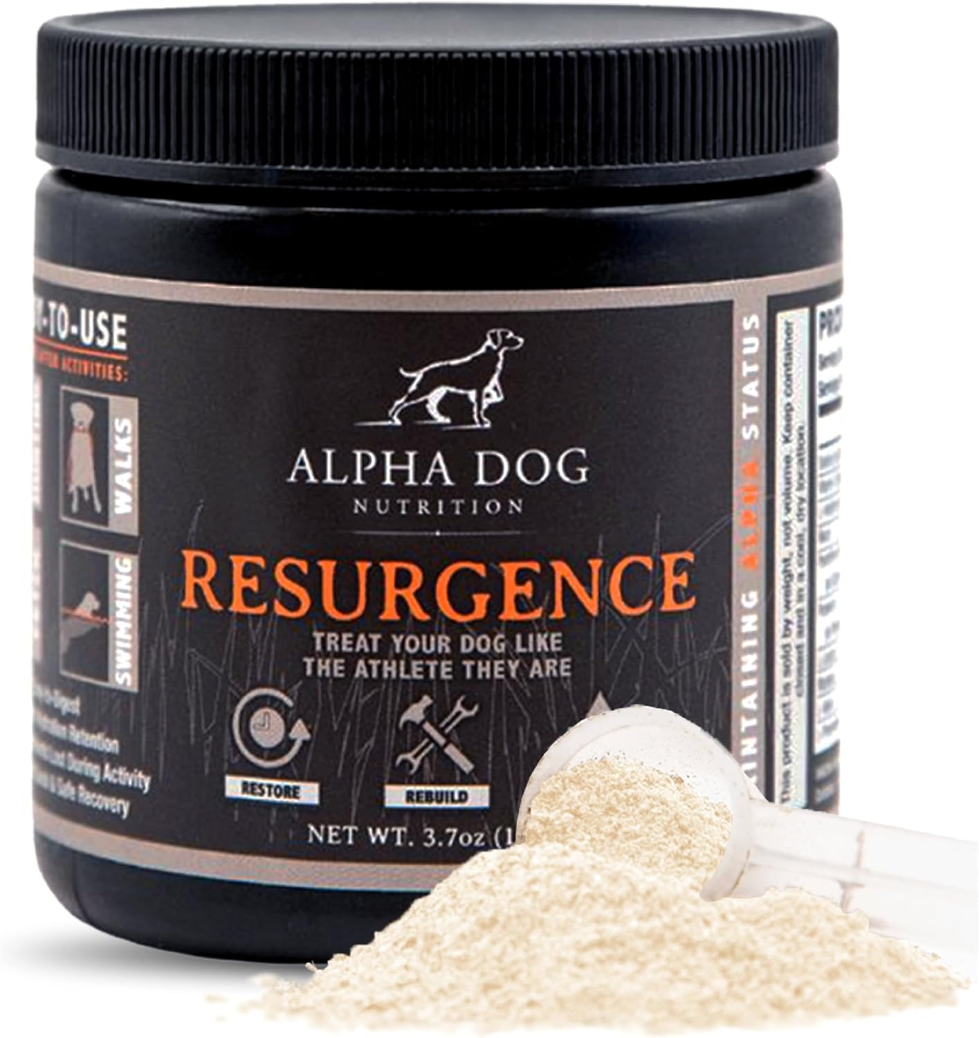 Alpha Dog Nutrition Electrolytes for Dogs - PhD Formulated Hydration Supplement with Beef Flavour for Active Canines - görsel 1