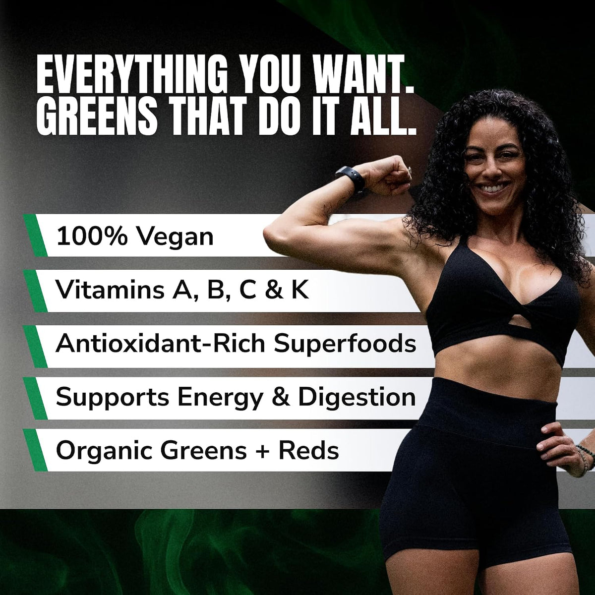 VEDGE Nutrition Organic Greens - Vegan – Vegans and Vegetarians: Provides essential vitamins like B12 and iron – Image 2