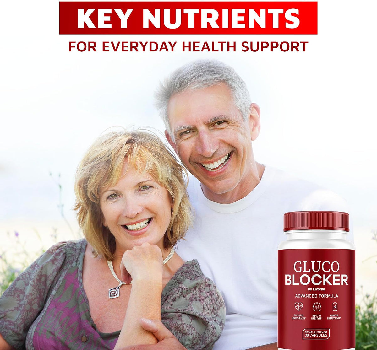 GlucoBlocker Capsules - GlucoBlocker Food Supplement - GlucoBlocker All Natural Vitamins - GlucoBlocker Premium Formula - 60 Capsules - görsel 3