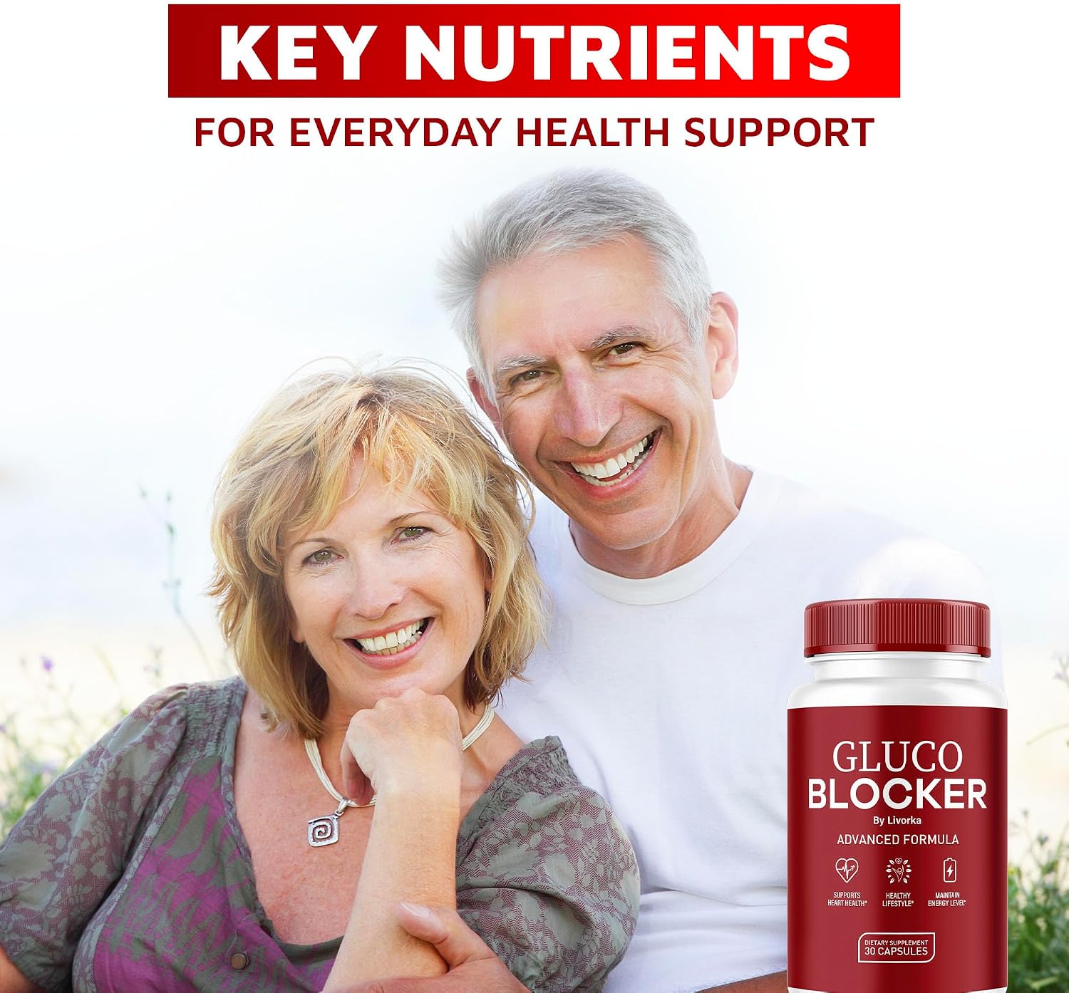 GlucoBlocker Capsules - GlucoBlocker Food Supplement - GlucoBlocker All Natural Vitamins - GlucoBlocker Premium Formula - 60 Capsules - görsel 3