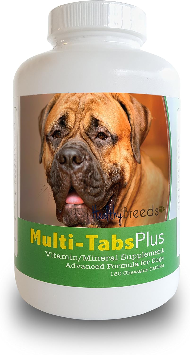 Healthy Breeds Bullmastiff Multi-Tabs Plus Chewable Tablets 180 Count - görsel 1