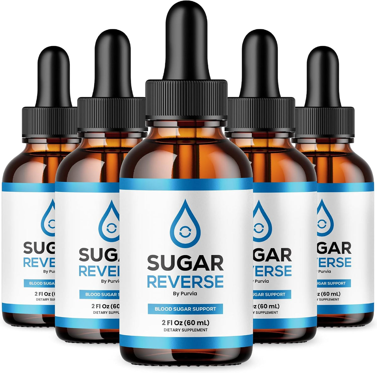 Purvia Sugar Reverse Drops – Advanced Formula Liquid Food Supplement with Chromium - görsel 1