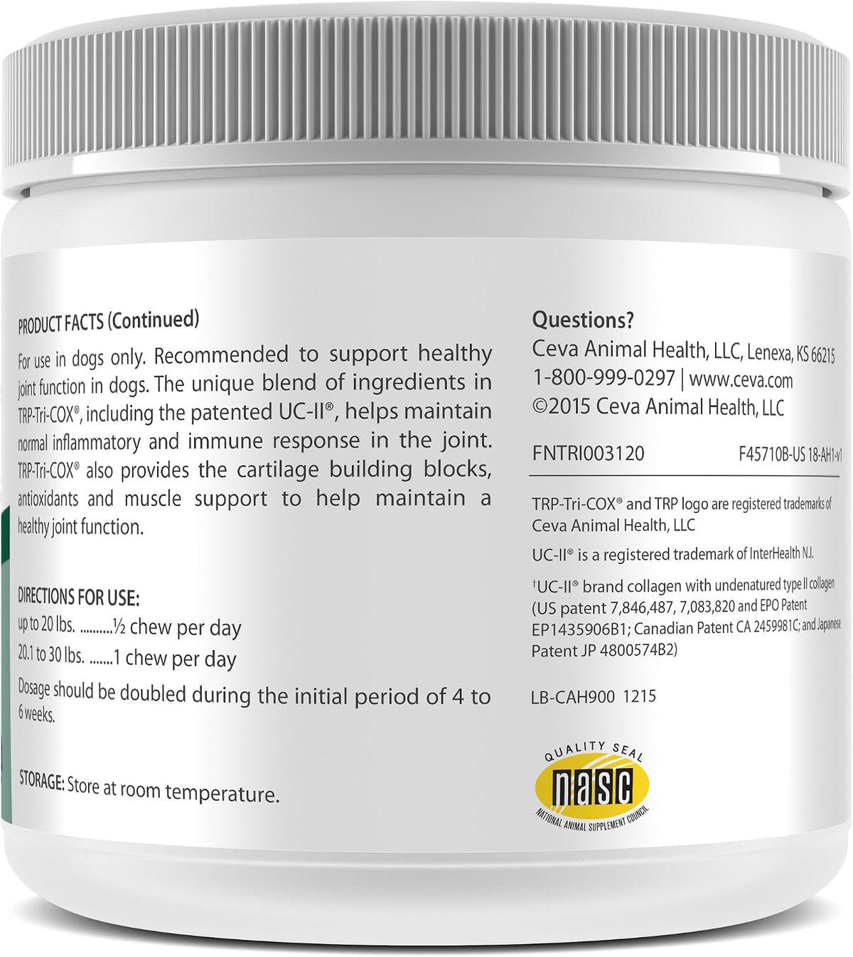 TRP-Tri-COX Mini Soft Chews for Dogs – Hip & Joint Support (120 Chews) - görsel 3