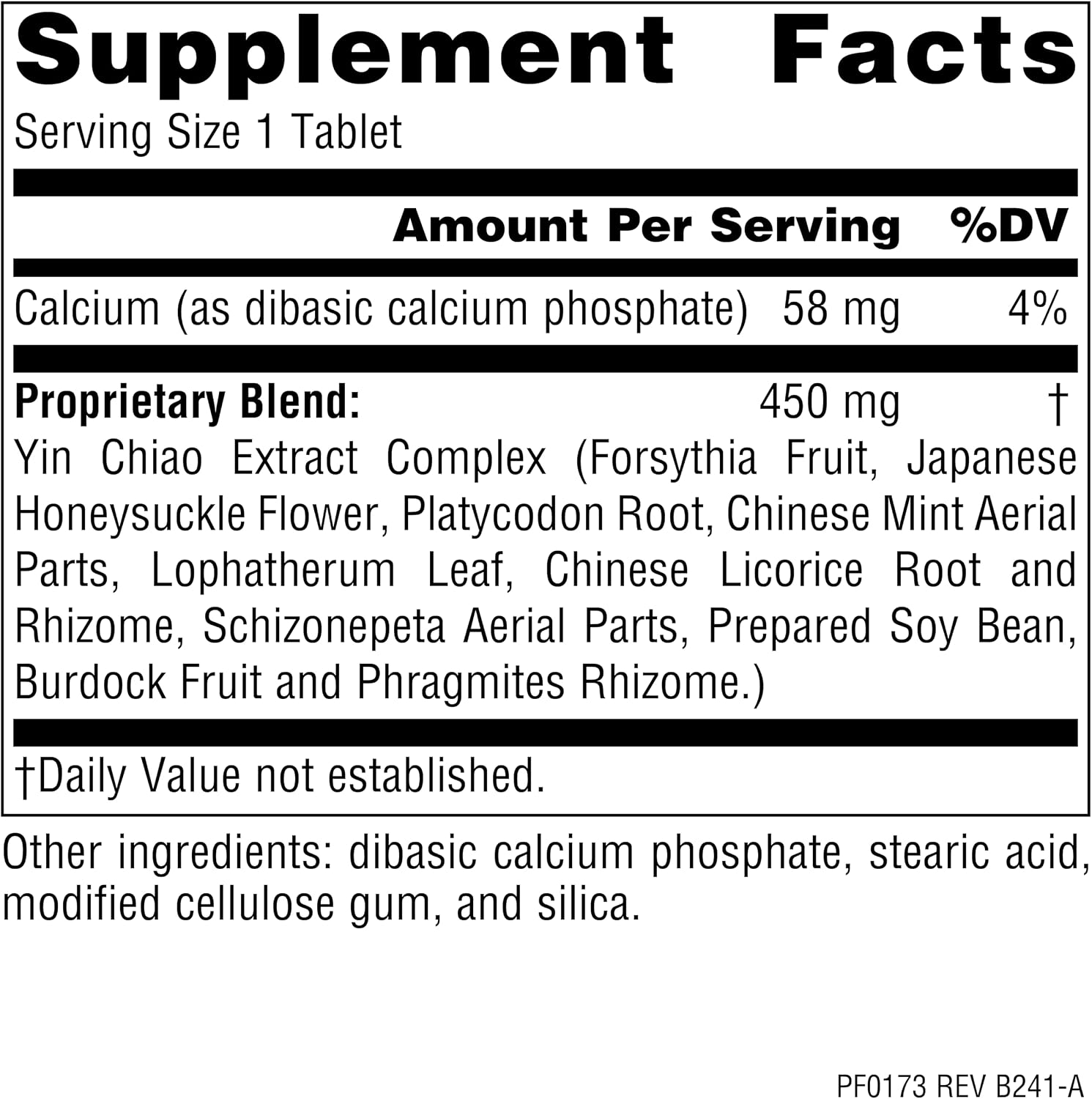 Planetary Herbals Yin Chiao Classic - 60 Tablets - görsel 2