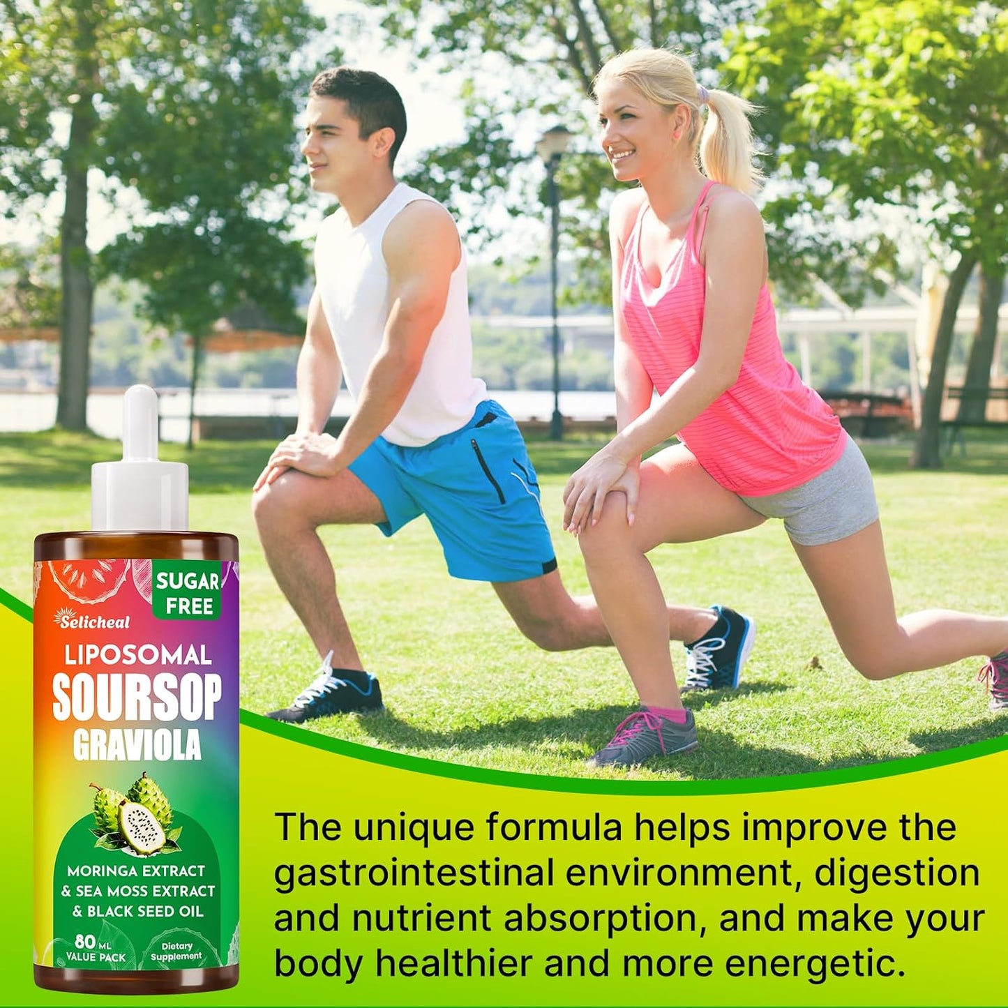 Soursop Multivitamin Liquid Drops – 10 in 1 with Leaf Extract & Sea Moss, 80 ml (80-Day Supply) - görsel 7