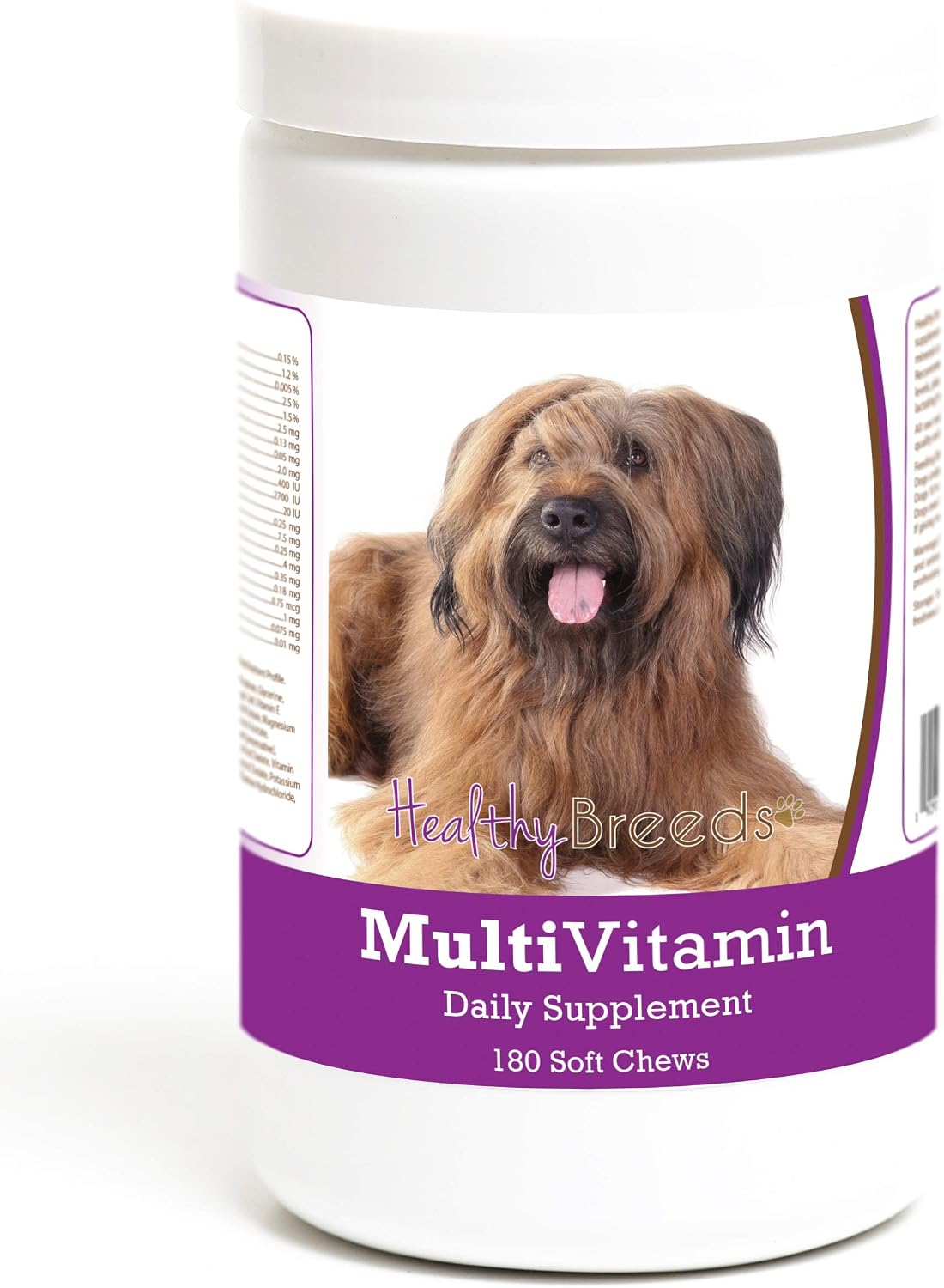 Healthy Breeds Briard Multivitamin Soft Chew for Dogs, 180 Count - görsel 1