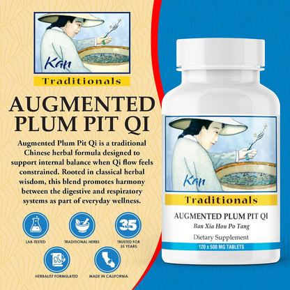 Kan Herbs - Augmented Plum Pit Qi 120 tabs