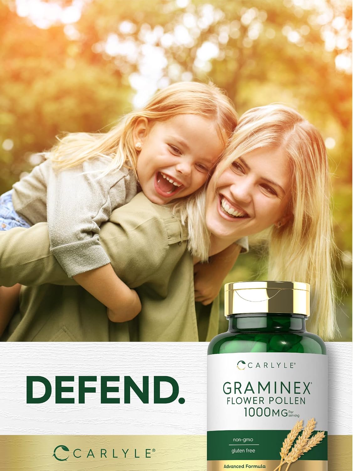 Carlyle Graminex Flower Pollen Extract 1000 mg | 60 Capsules - görsel 6