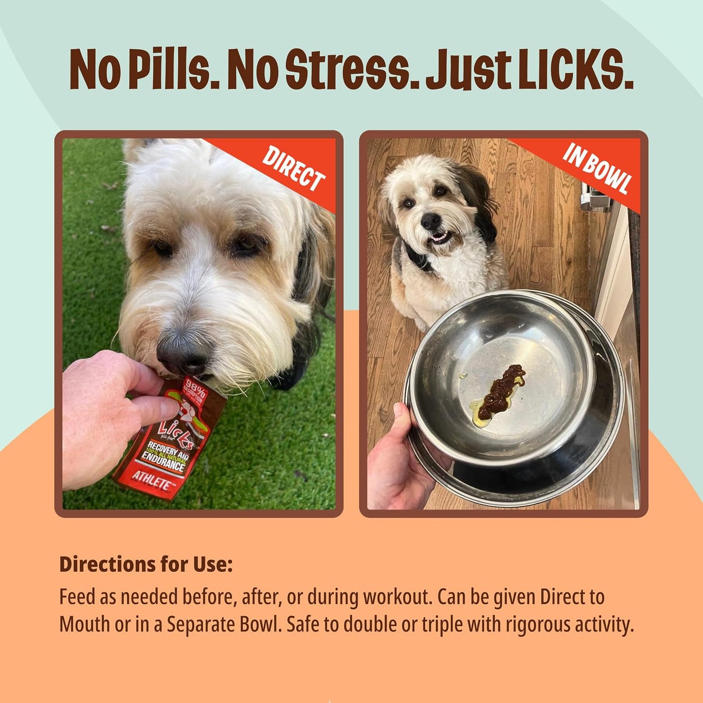 Licks Active Dog – Muscle Recovery and Energy Support Liquid Sachets, Chicken Flavour (15 Pack) - görsel 6