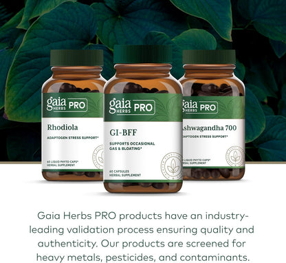 Gaia Herbs PRO GI-BFF – Digestive Health Support with Organic Fennel & Cinnamon Bark – 60 Capsules