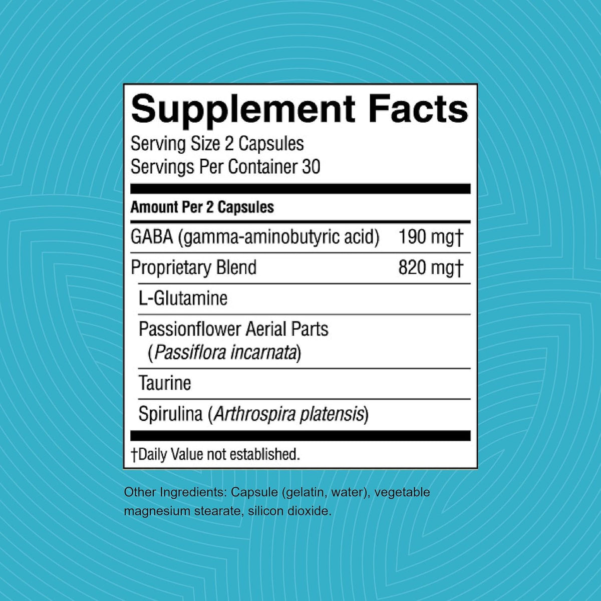Nature's Sunshine GABA Plus - 60 Capsules - görsel 3