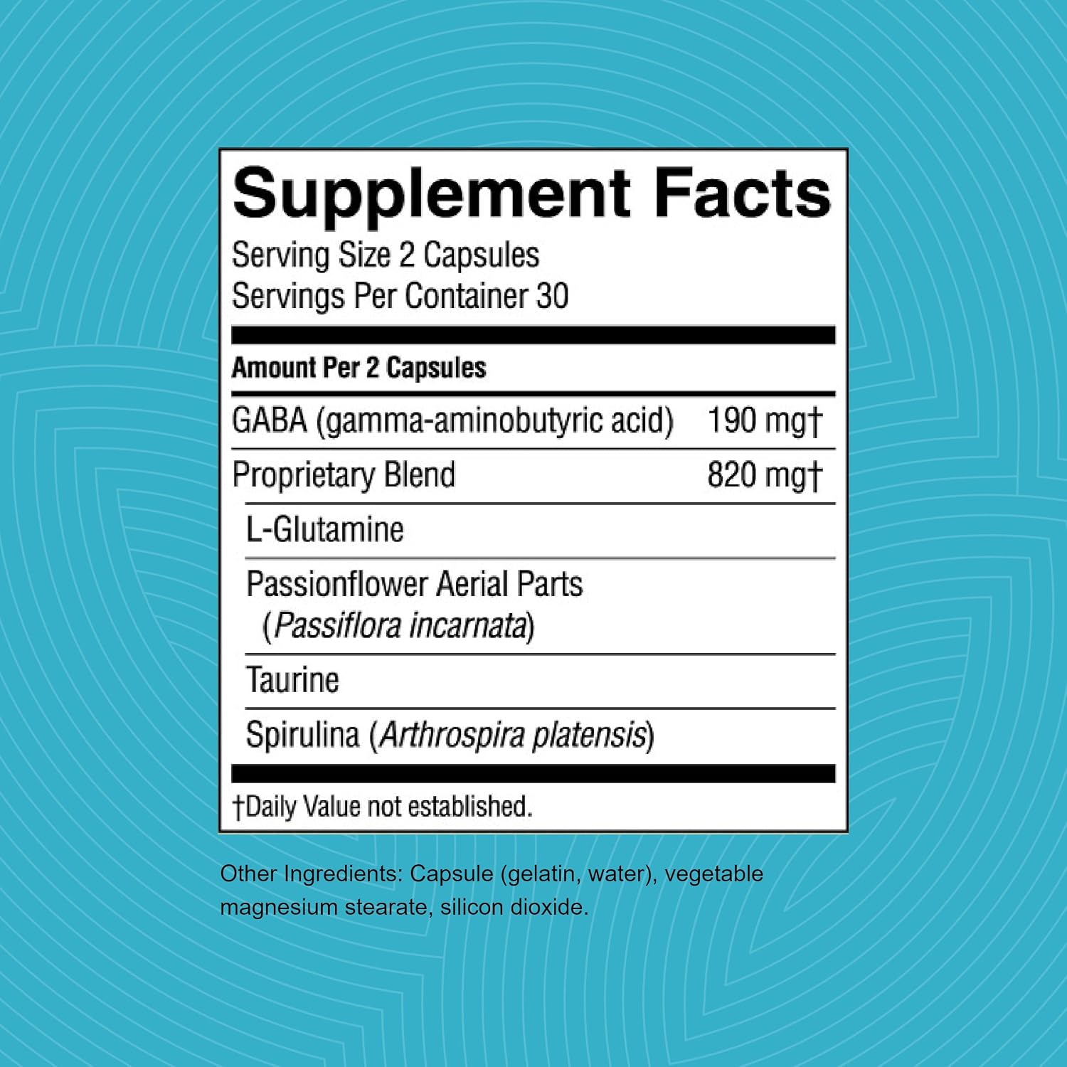Nature's Sunshine GABA Plus - 60 Capsules - görsel 3