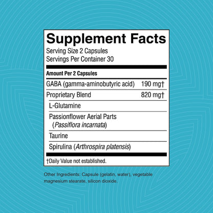 Nature's Sunshine GABA Plus - 60 Capsules