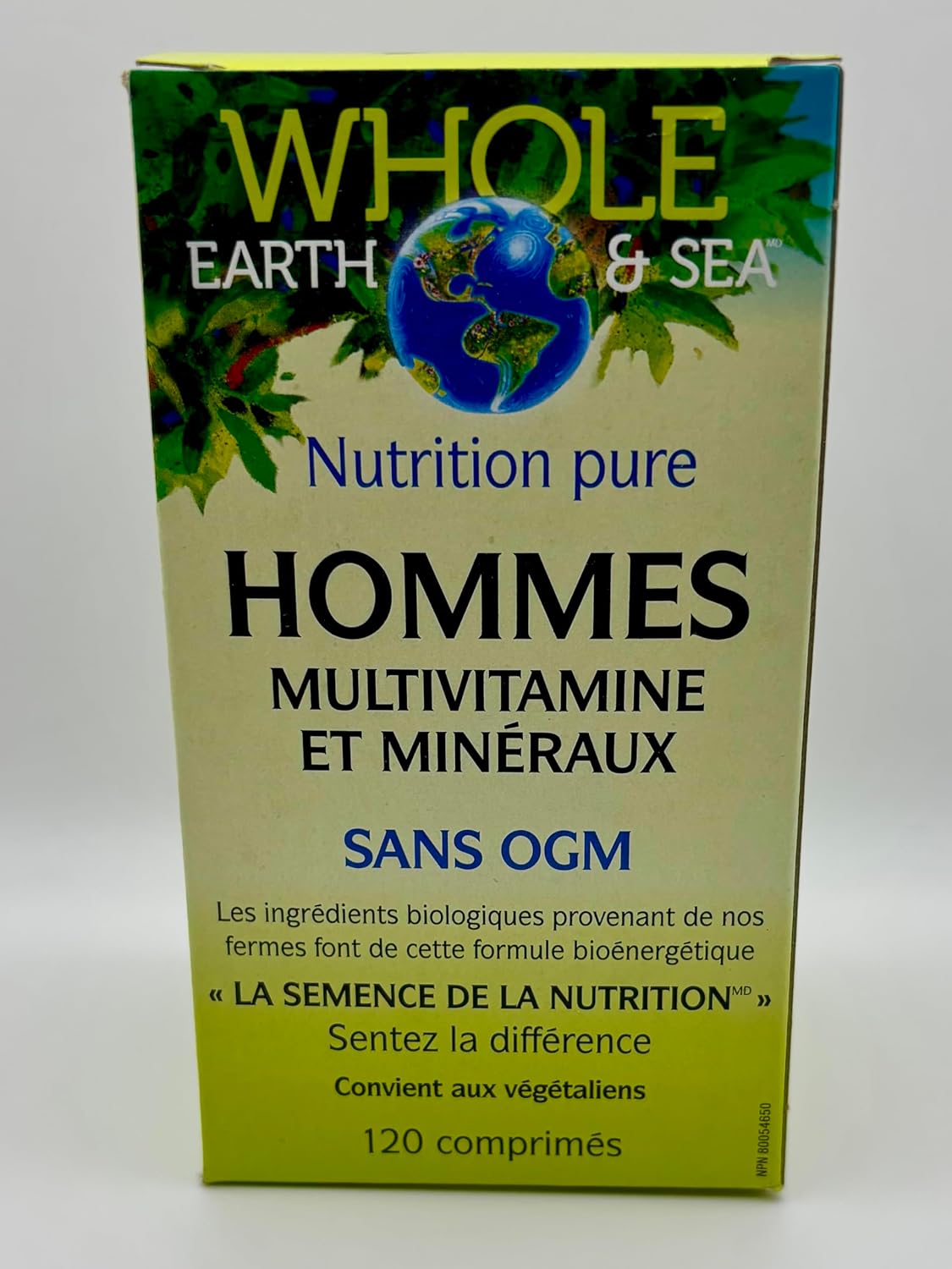 Natural Factors Whole Earth & Sea Men's Multivitamin and Mineral – 120 Tablets - görsel 4