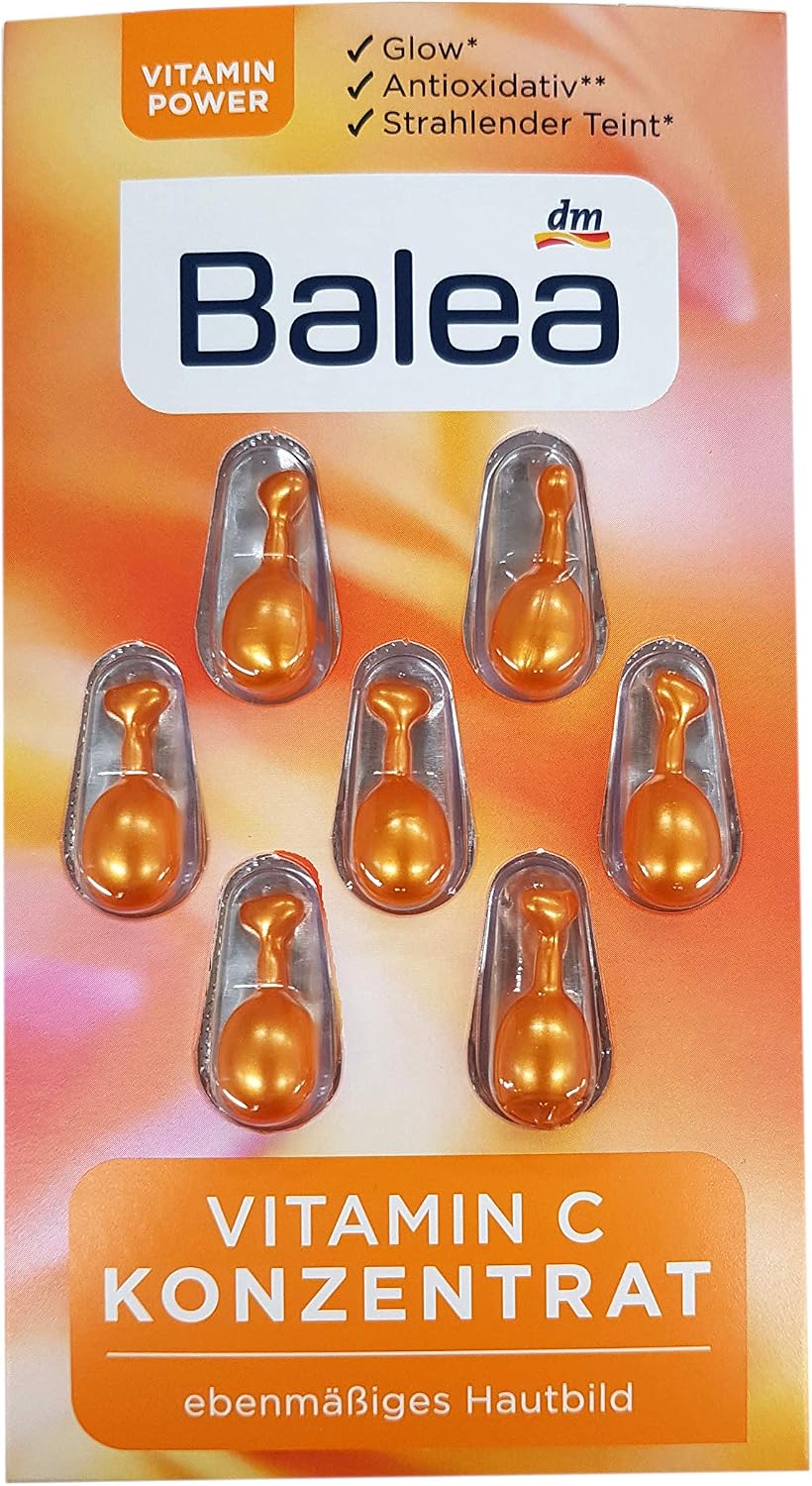 Balea 3 x Vitamin C Concentrate, 3 x 7 Capsules (21 Applications) - görsel 1