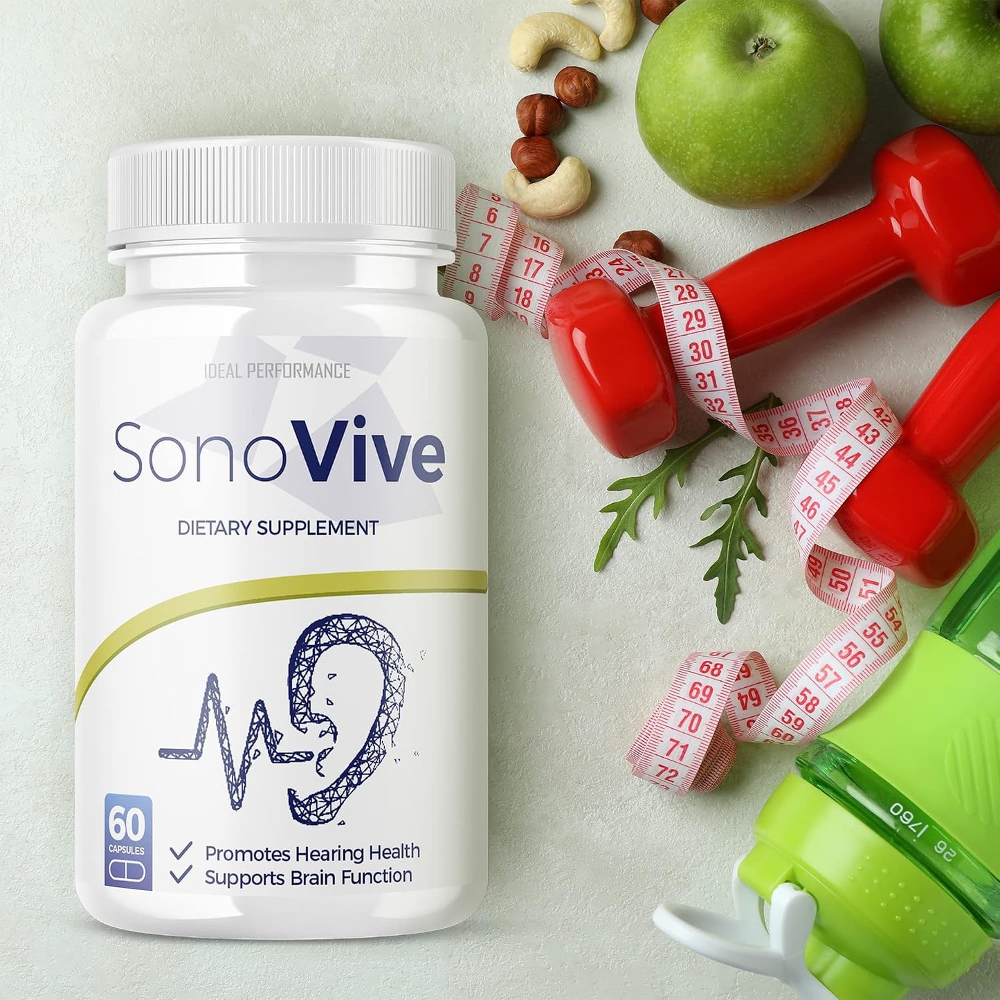IDEAL PERFORMANCE Sonovive Capsules – Hearing Support Food Supplement (60 Capsules) - görsel 4