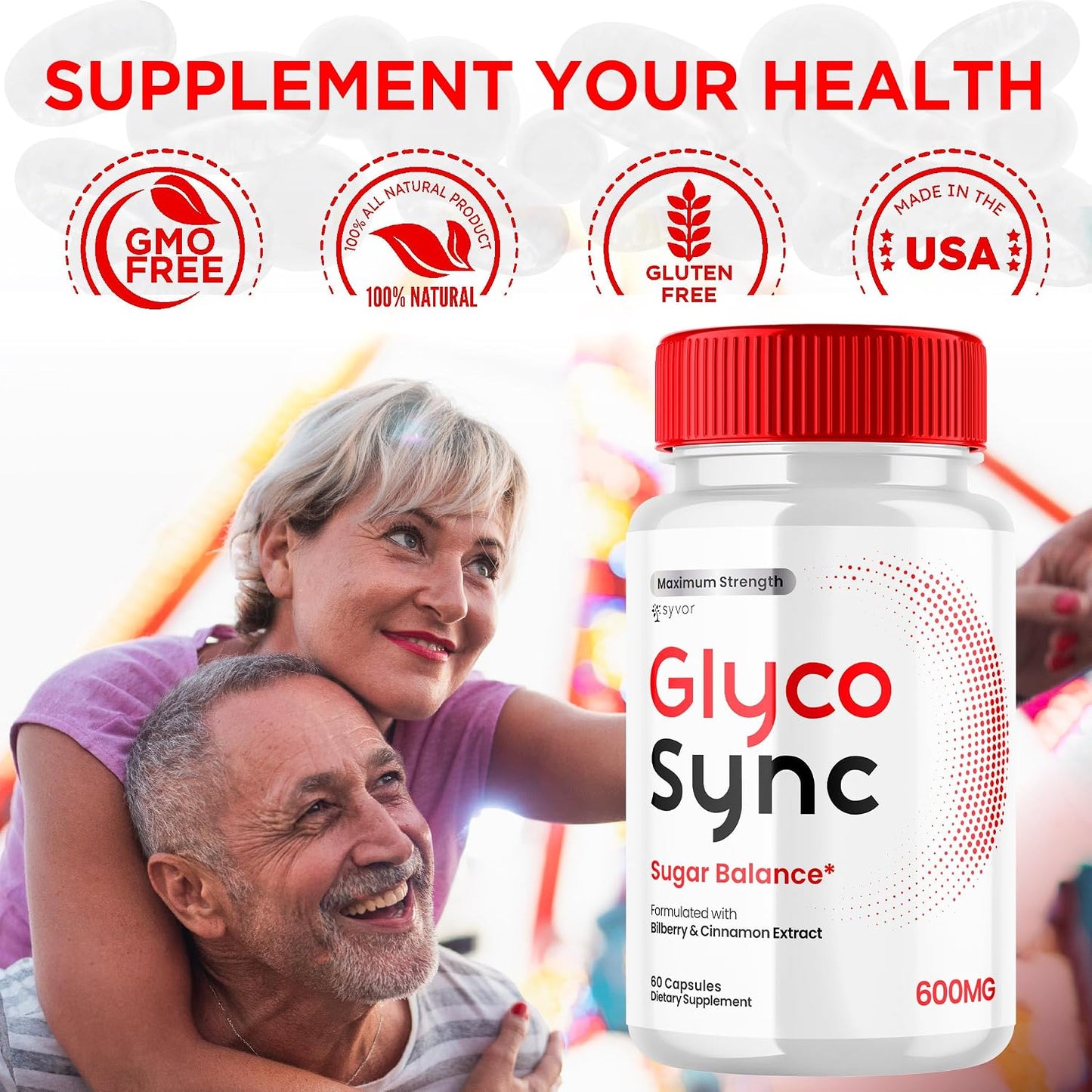 Glyco Sync Capsules (3 Pack) – Official Glyco Sync Balance Capsules with All-Natural Ingredients, Advanced Formula for Joint Health and Wellness Support, 180 Capsules - görsel 6