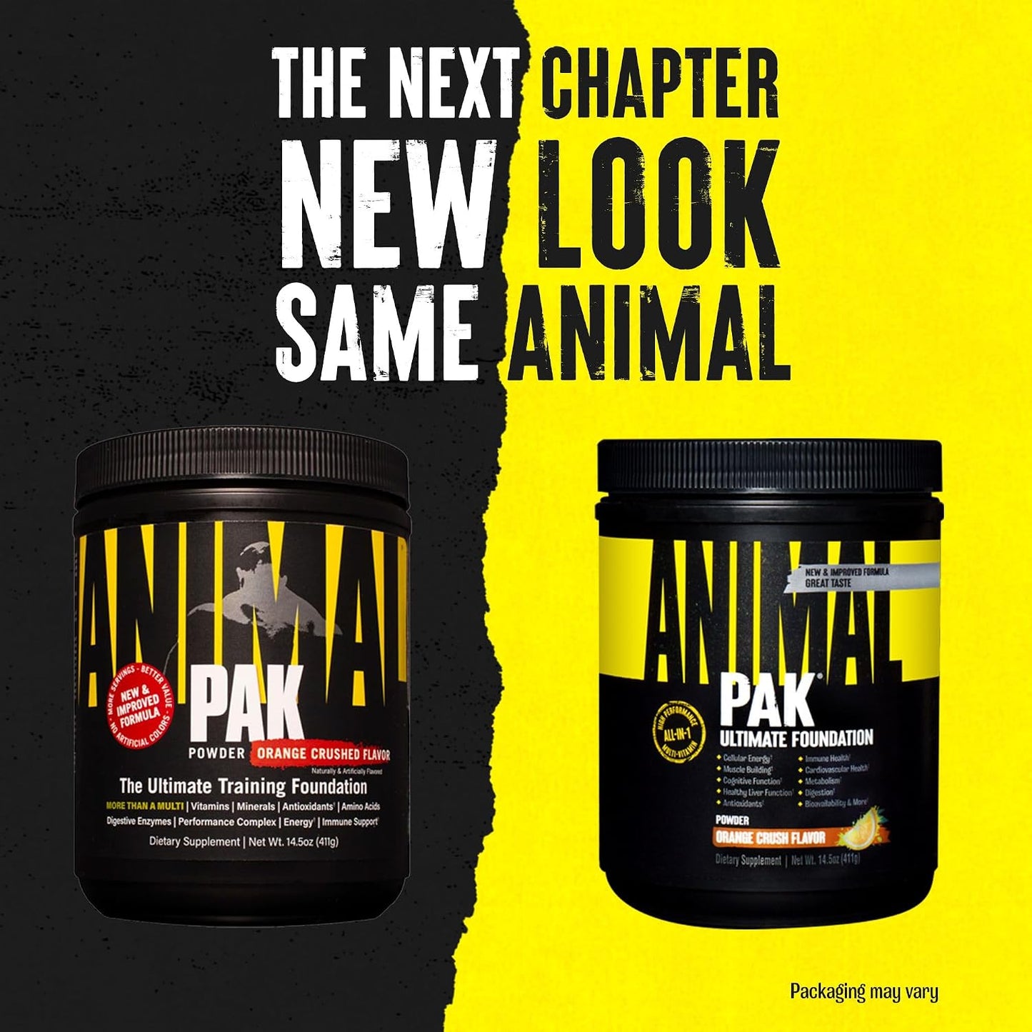 Animal Pak - Convenient All-in-One Vitamin & Supplement Powder, Orange Crush - görsel 2
