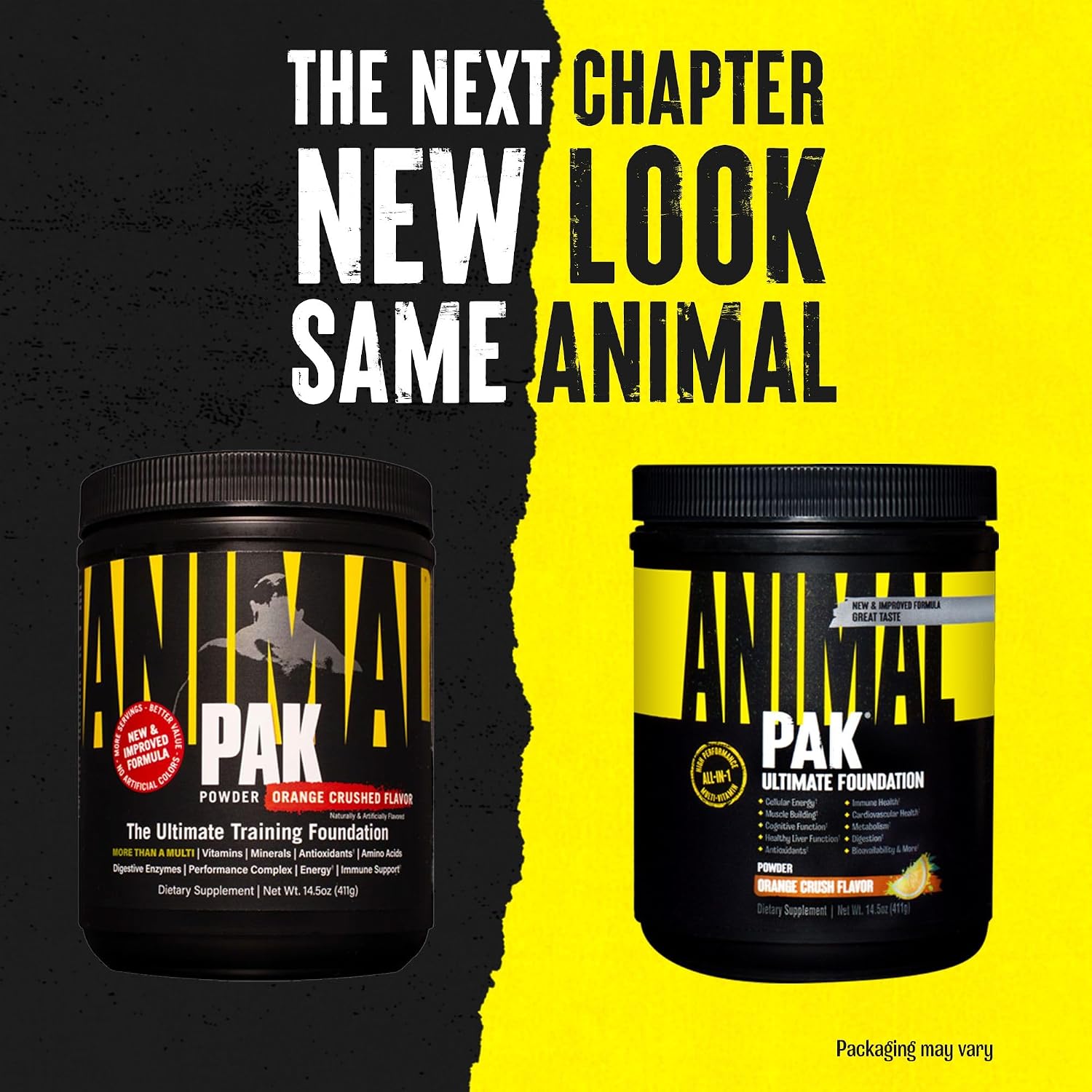Animal Pak - Convenient All-in-One Vitamin & Supplement Powder, Orange Crush - görsel 2