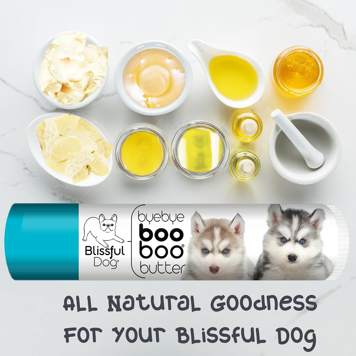 The Blissful Dog .15 oz Tube Husky Booboo Butter - görsel 2