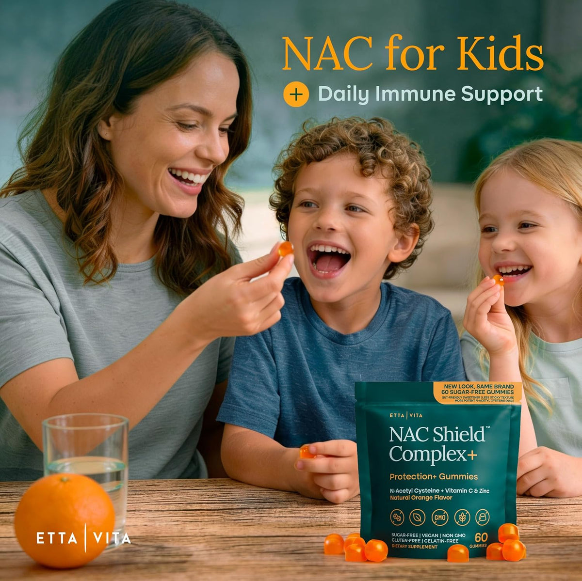 Sugar-Free NAC Gummies with Vitamin C and Zinc - Immune Support - Vegan - görsel 3