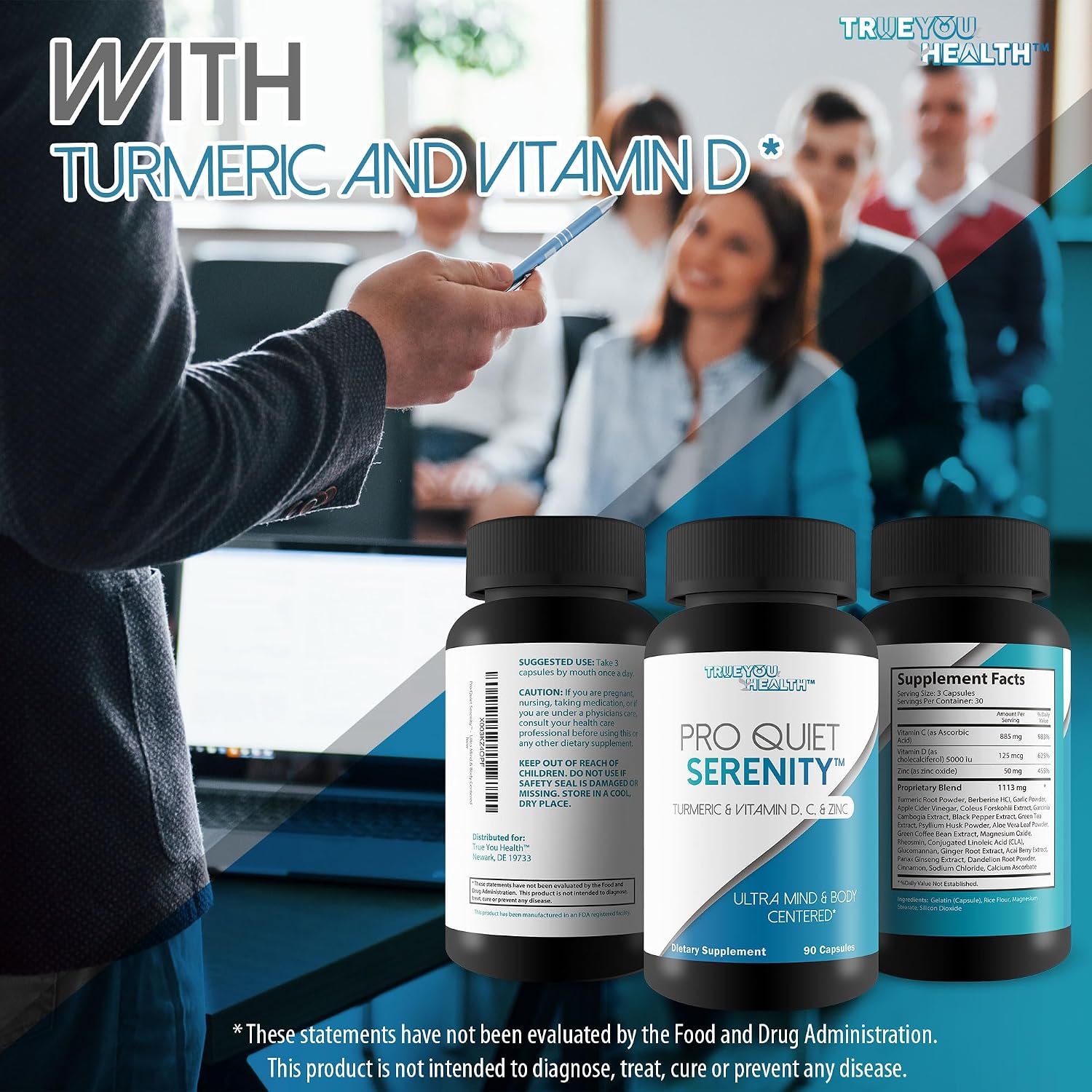 Pro Quiet Serenity Mood Support Supplement with Vitamins, Minerals & Herbs - görsel 6