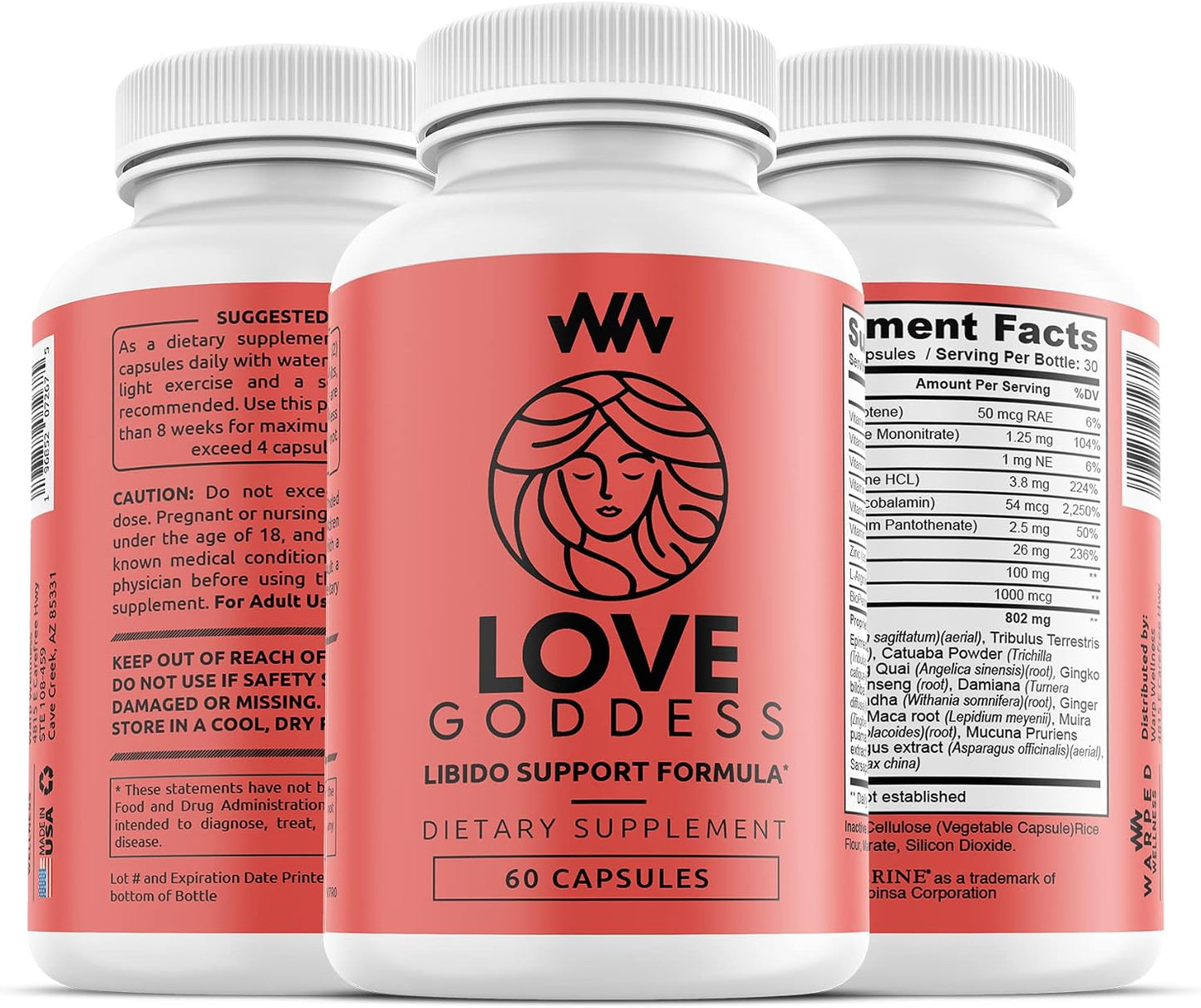 Love Goddess Women's Libido Support Supplement with Miura Puama - görsel 4