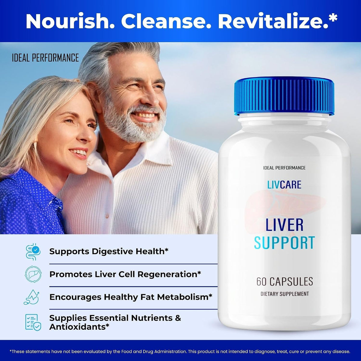 LivCare Capsules - Official LivCare Advanced Supplement Capsules - Maximum Strength, All Natural - 60 Capsules - görsel 5