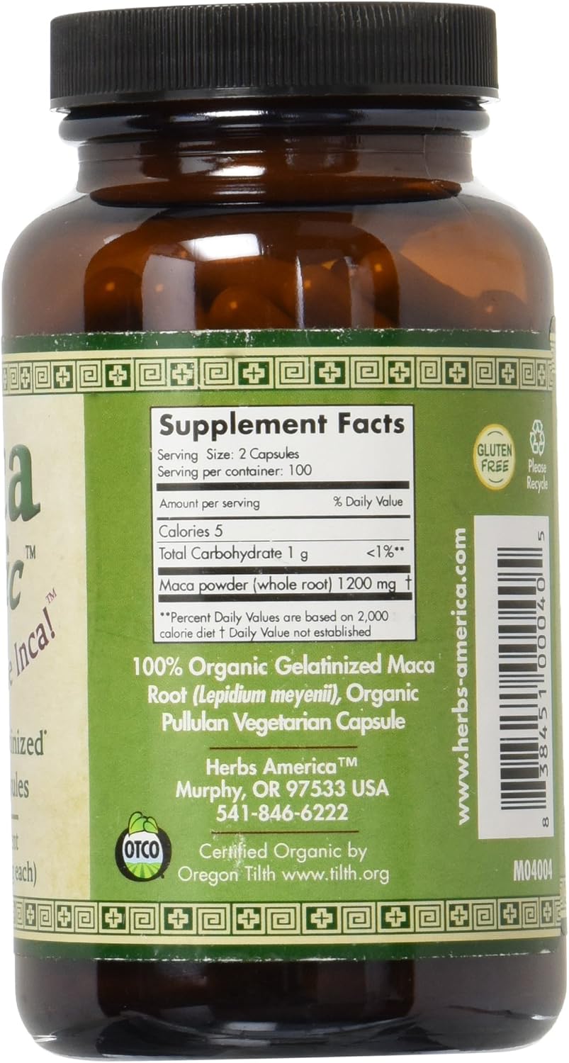 Maca Magic Organic Capsules, 200 Capsules - görsel 2