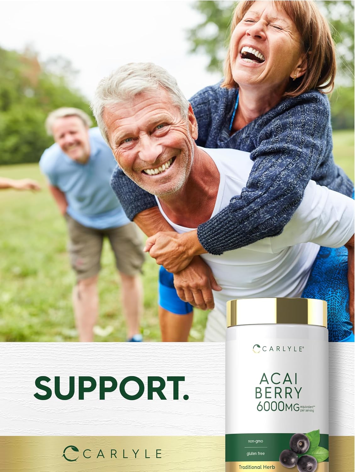 Carlyle Acai Berry Supplement | 250 Capsules | Traditional Herbal Extract | Non-GMO & Gluten-free - görsel 6