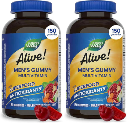 Nature's Way Alive! Men's Multivitamin Gummies - 150 Count