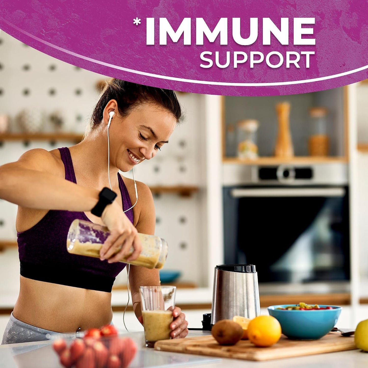 WELLNESS LABSRX Irish Sea Moss Gel Raw - Wildcrafted Superfood Seamoss Gel - Elderberry Flavour - 283 g - görsel 9
