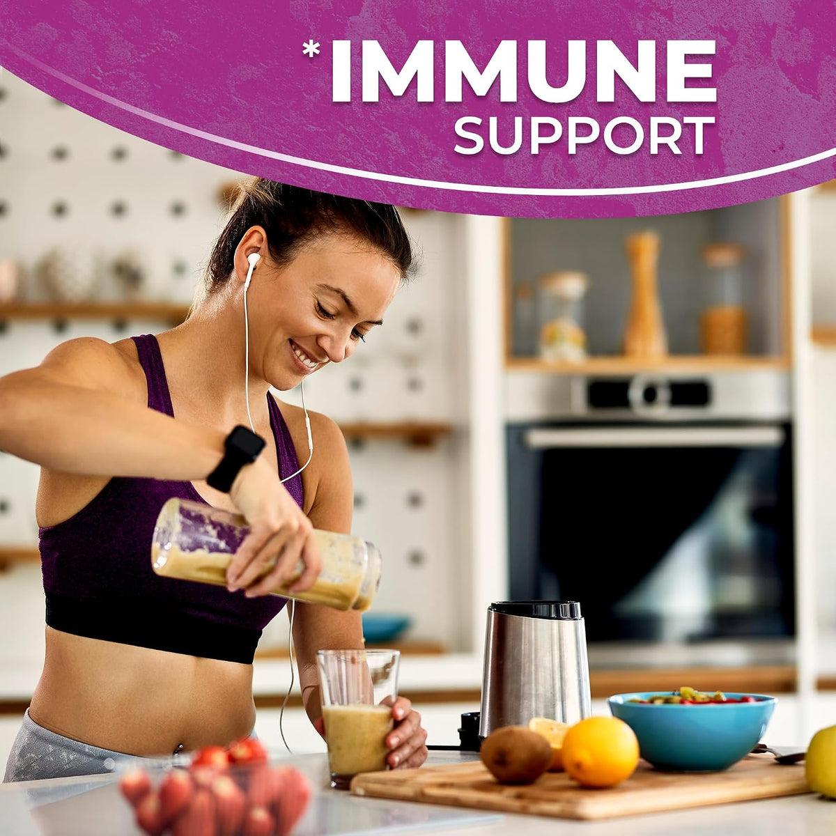 WELLNESS LABSRX Irish Sea Moss Gel Raw - Wildcrafted Superfood Seamoss Gel - Elderberry Flavour - 283 g - görsel 9