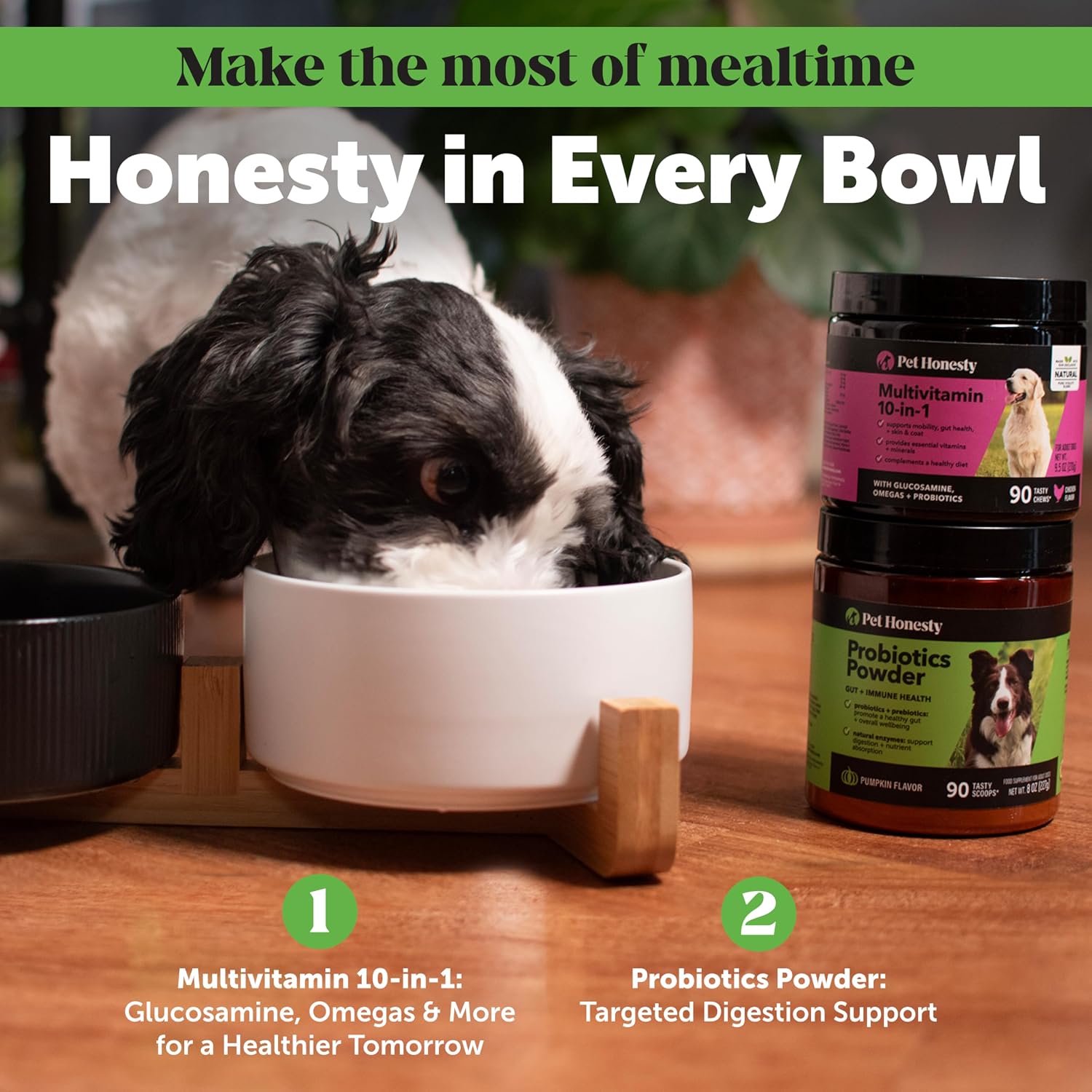 Pet Honesty Dog Probiotic Powder with Digestive Enzymes and Prebiotics - Pumpkin Flavour, 90 Scoops - görsel 4