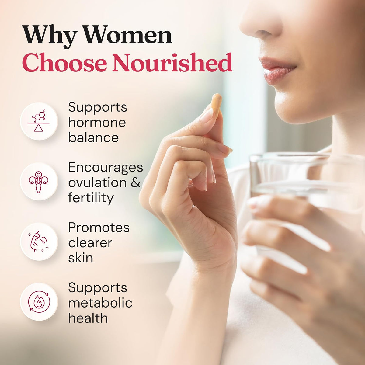Nourished 40:1 Myo-Inositol & D-Chiro – Fertility and Ovarian Function: Many women turn to inositol to support – Image 6
