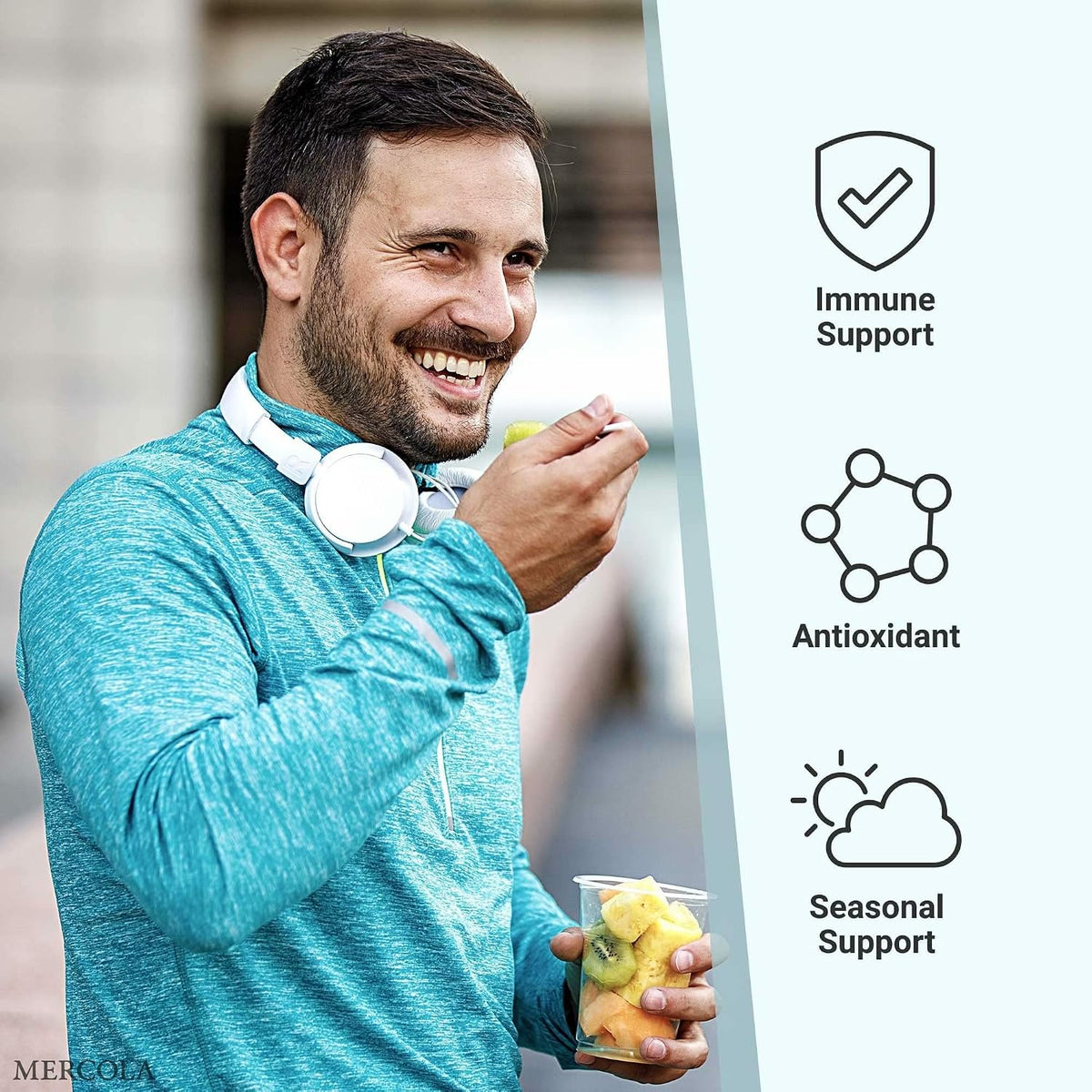 Dr. Mercola Vitamin C-PAK with Quercetin – Daily Immune Support Drink – Zinc & Vitamin D3 Blend – Gluten-free – Effervescent Orange Flavour – 30 Packets - görsel 3