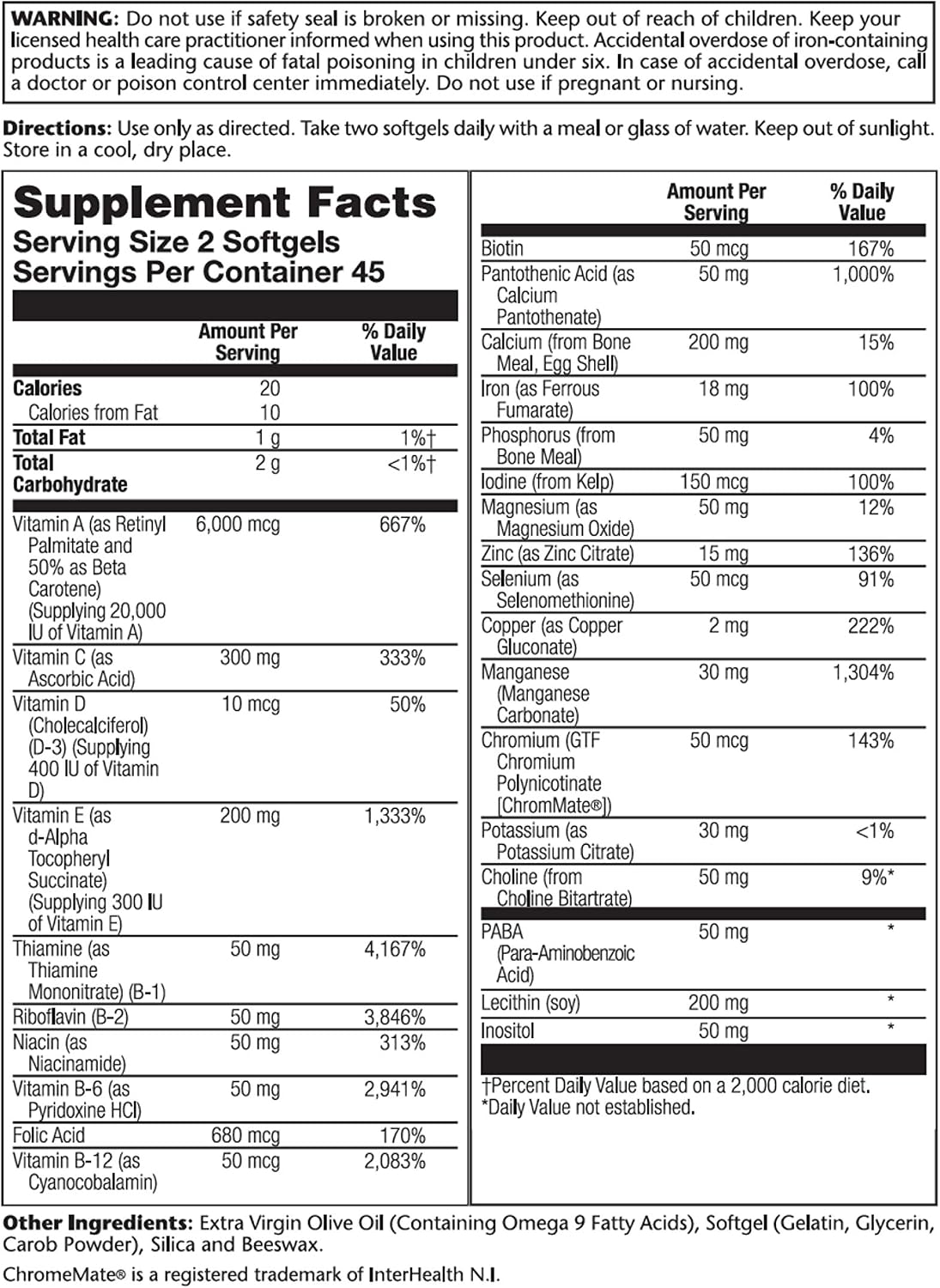 SOLARAY Provide Multivitamin - Two Daily, 90 Tablets - görsel 2
