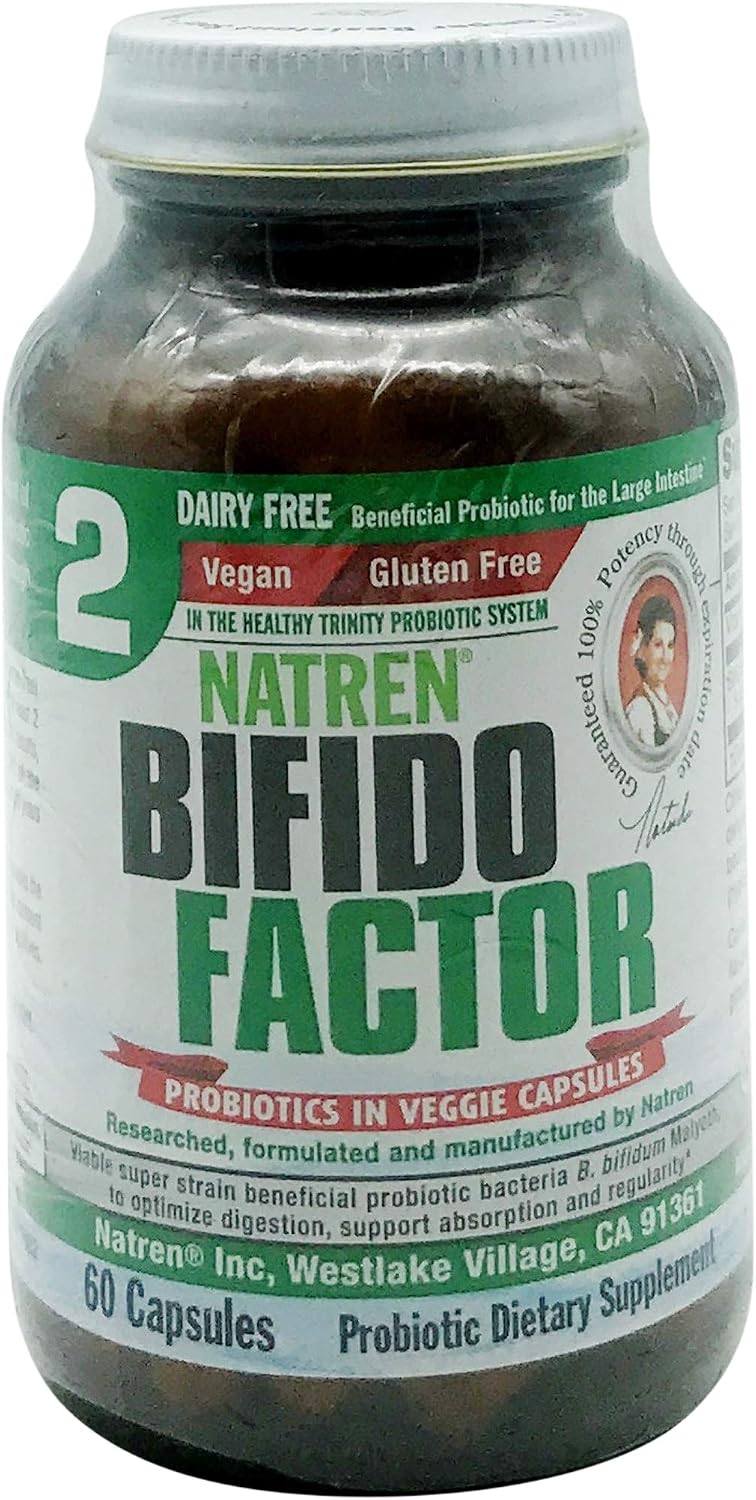 Natren Bifido Factor Dairy-free, 60 Capsules - görsel 1