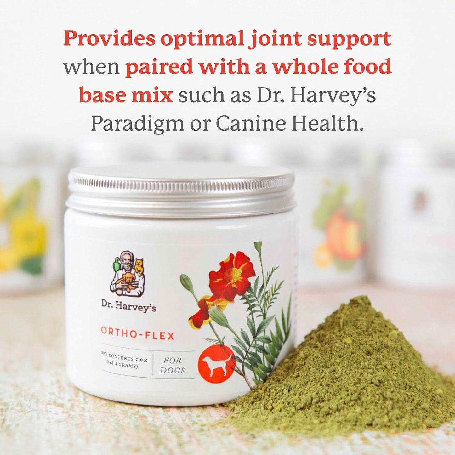 Dr. Harvey's Ortho-Flex Herbal Hip and Joint Supplement for Dogs (198 g) - görsel 4