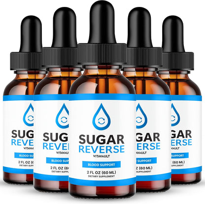 Sugar Reverse Drops - Liquid Vitamin Supplement (5 Pack)
