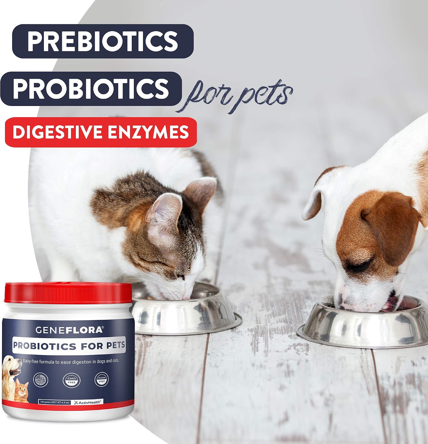 Geneflora Digestive Enzymes, Prebiotics & Pet Probiotics for Dogs – Powder, 125g (2 Pack) - görsel 8