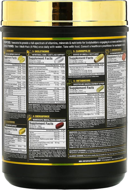 ALLMAX VITASTACK Pill Pack (30 Multi-Packs)