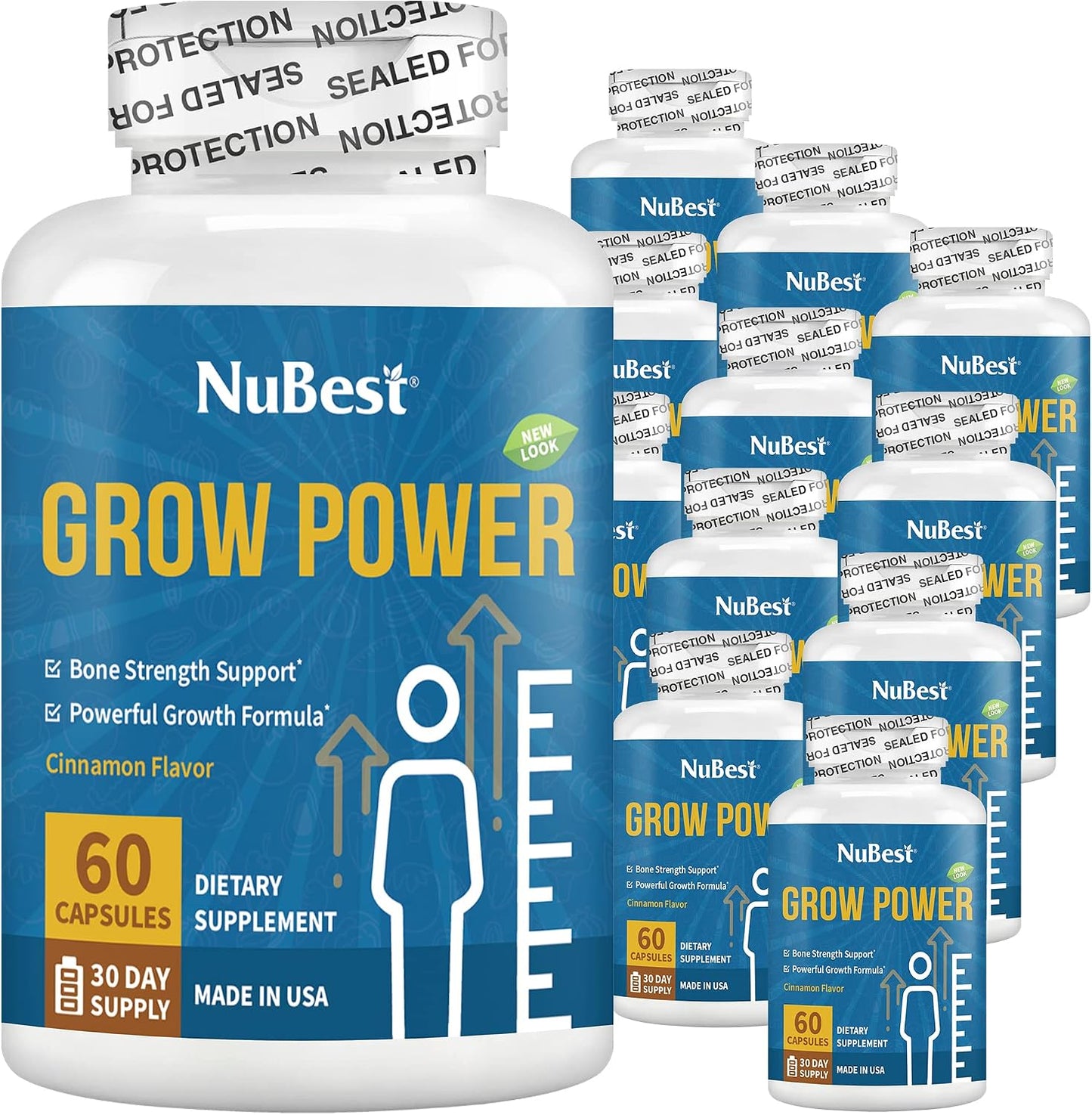 NuBest Grow Power - Bone Strength Formula for Children & Teens (12-Pack) - görsel 1
