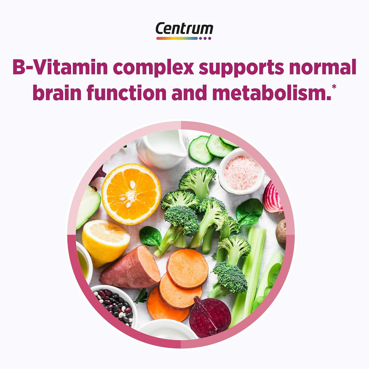 Centrum Complete Multivitamin Supplement + Hot Flush Support Menopause Support Tablets, 30 Tablets - görsel 4